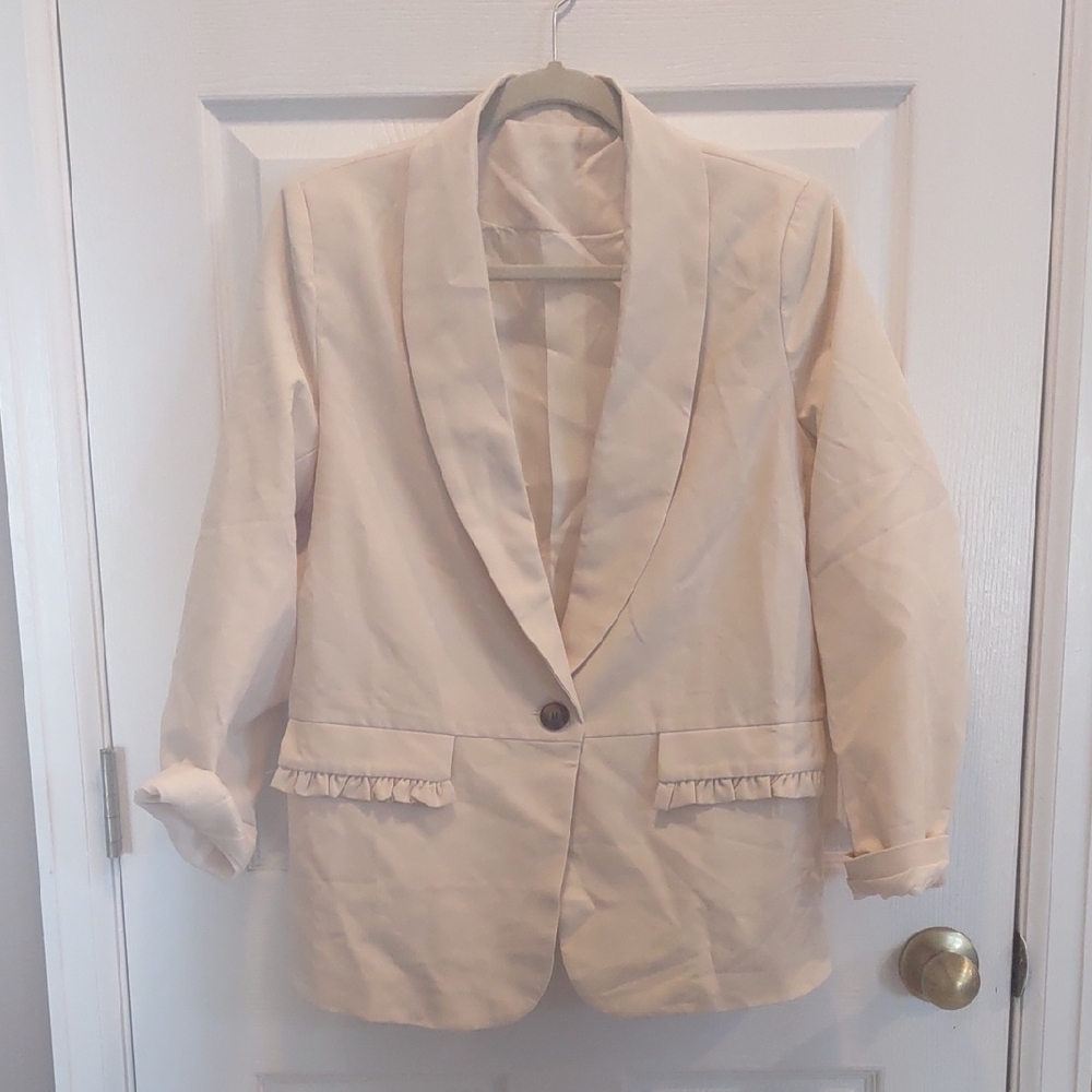 Women's Cream Blazer